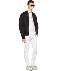 Мужские белые джинсы от Pierre Balmain