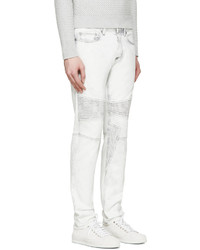 Мужские белые джинсы от Neil Barrett