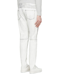 Мужские белые джинсы от Neil Barrett