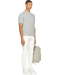 Мужские белые джинсы от Balmain