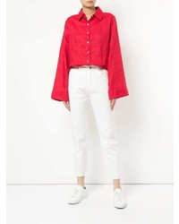 Женские белые джинсы от Vale