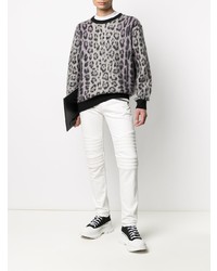 Мужские белые джинсы от Balmain