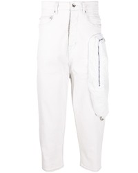 Мужские белые джинсы от Rick Owens DRKSHDW