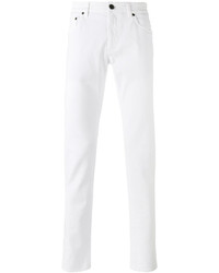 Мужские белые джинсы от Salvatore Ferragamo