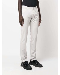 Мужские белые джинсы от Moorer
