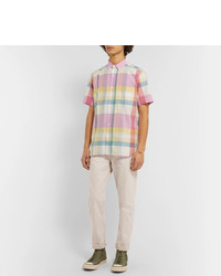 Мужские белые джинсы от Beams Plus