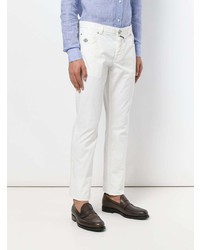 Мужские белые джинсы от Borrelli