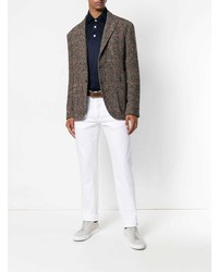 Мужские белые джинсы от Kiton