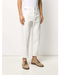 Мужские белые джинсы от Brunello Cucinelli