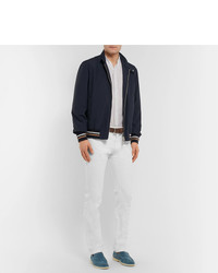 Мужские белые джинсы от Loro Piana