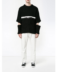 Мужские белые джинсы от Raf Simons