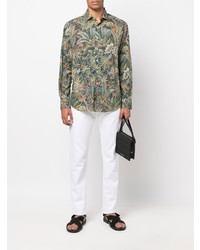 Мужские белые джинсы от Incotex