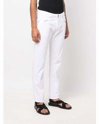 Мужские белые джинсы от Incotex