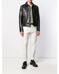 Мужские белые джинсы от Ami Paris