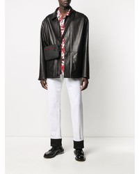 Мужские белые джинсы от Alexander McQueen