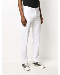 Мужские белые джинсы от Kiton