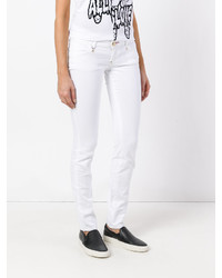 Женские белые джинсы от Philipp Plein