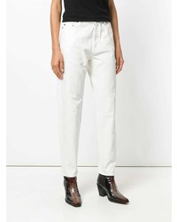 Женские белые джинсы от Saint Laurent