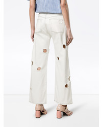 Женские белые джинсы от Rejina Pyo