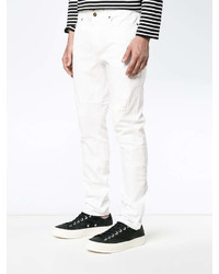 Мужские белые джинсы от Saint Laurent