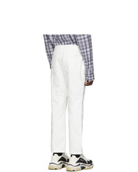 Мужские белые джинсы от Juun.J