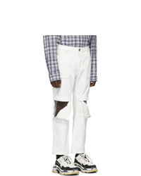 Мужские белые джинсы от Juun.J