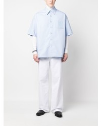 Мужские белые джинсы от Raf Simons