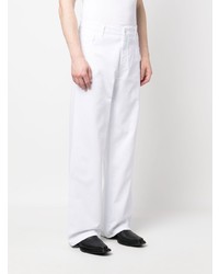 Мужские белые джинсы от Raf Simons