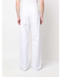 Мужские белые джинсы от Raf Simons