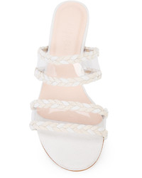 Женские белые замшевые босоножки от Ritch Erani NYFC