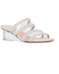 Женские белые замшевые босоножки от Ritch Erani NYFC