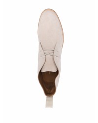Белые замшевые ботинки дезерты от Common Projects
