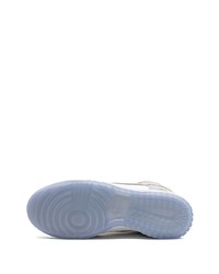 Мужские белые замшевые высокие кеды от Nike