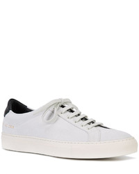 Мужские белые замшевые кеды от Common Projects