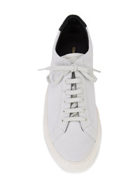 Мужские белые замшевые кеды от Common Projects