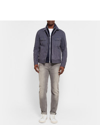 Мужские белые замшевые кеды от Our Legacy