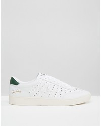 Мужские белые замшевые кеды от Fred Perry