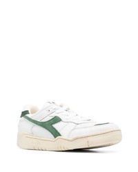 Мужские белые замшевые низкие кеды от Diadora