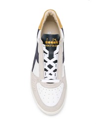 Мужские белые замшевые низкие кеды от Diadora