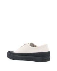 Мужские белые замшевые низкие кеды от Stone Island