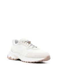 Мужские белые замшевые низкие кеды от Eleventy