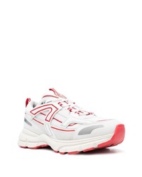 Мужские белые замшевые низкие кеды от Axel Arigato