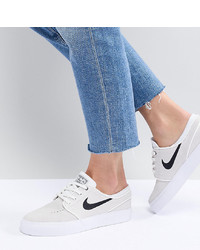 Женские белые замшевые низкие кеды от Nike SB