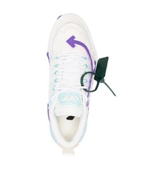 Мужские белые замшевые низкие кеды от Off-White