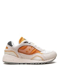 Мужские белые замшевые низкие кеды от Saucony