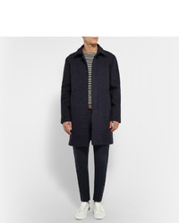 Мужские белые замшевые низкие кеды от Ami