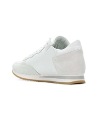 Женские белые замшевые низкие кеды от Philippe Model