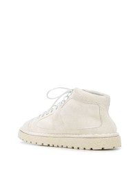 Мужские белые замшевые повседневные ботинки от Marsèll