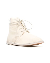 Мужские белые замшевые повседневные ботинки от Marsèll