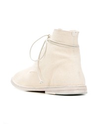 Мужские белые замшевые повседневные ботинки от Marsèll